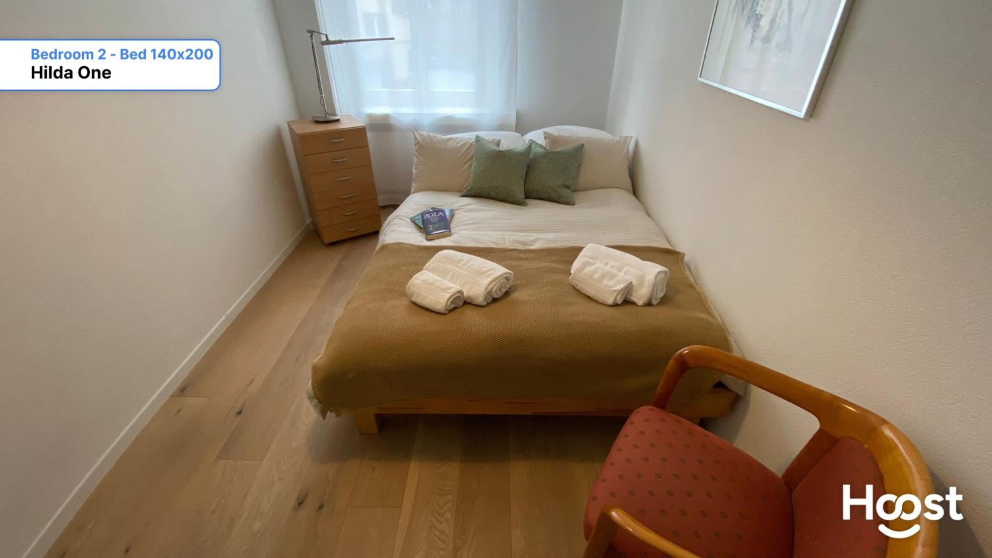 H1 With 4,5 Room, Bathroom, Kitchen, Central, Quiet & Modern With Office Zurich Exterior photo